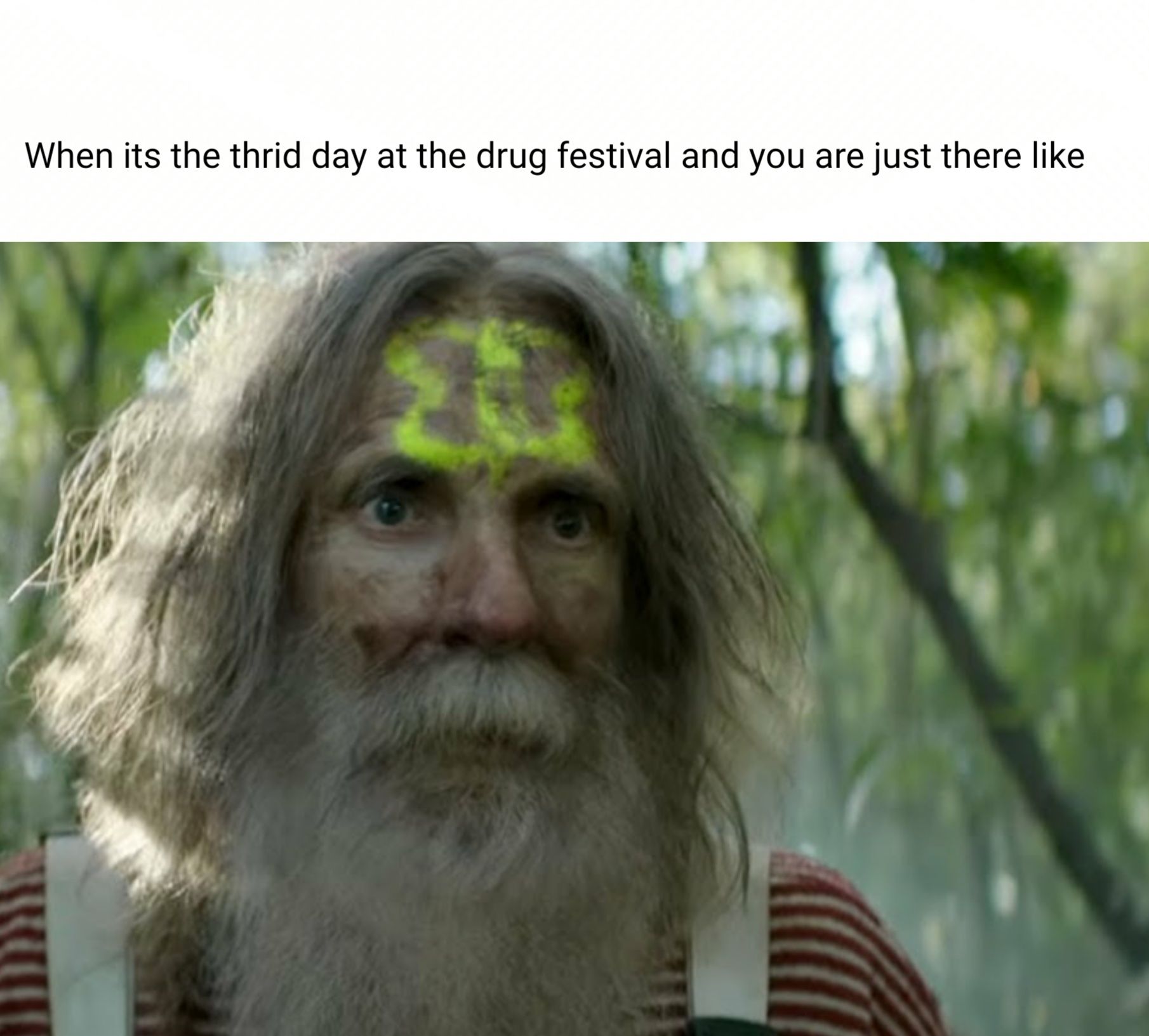 I miss going into the fields for three days