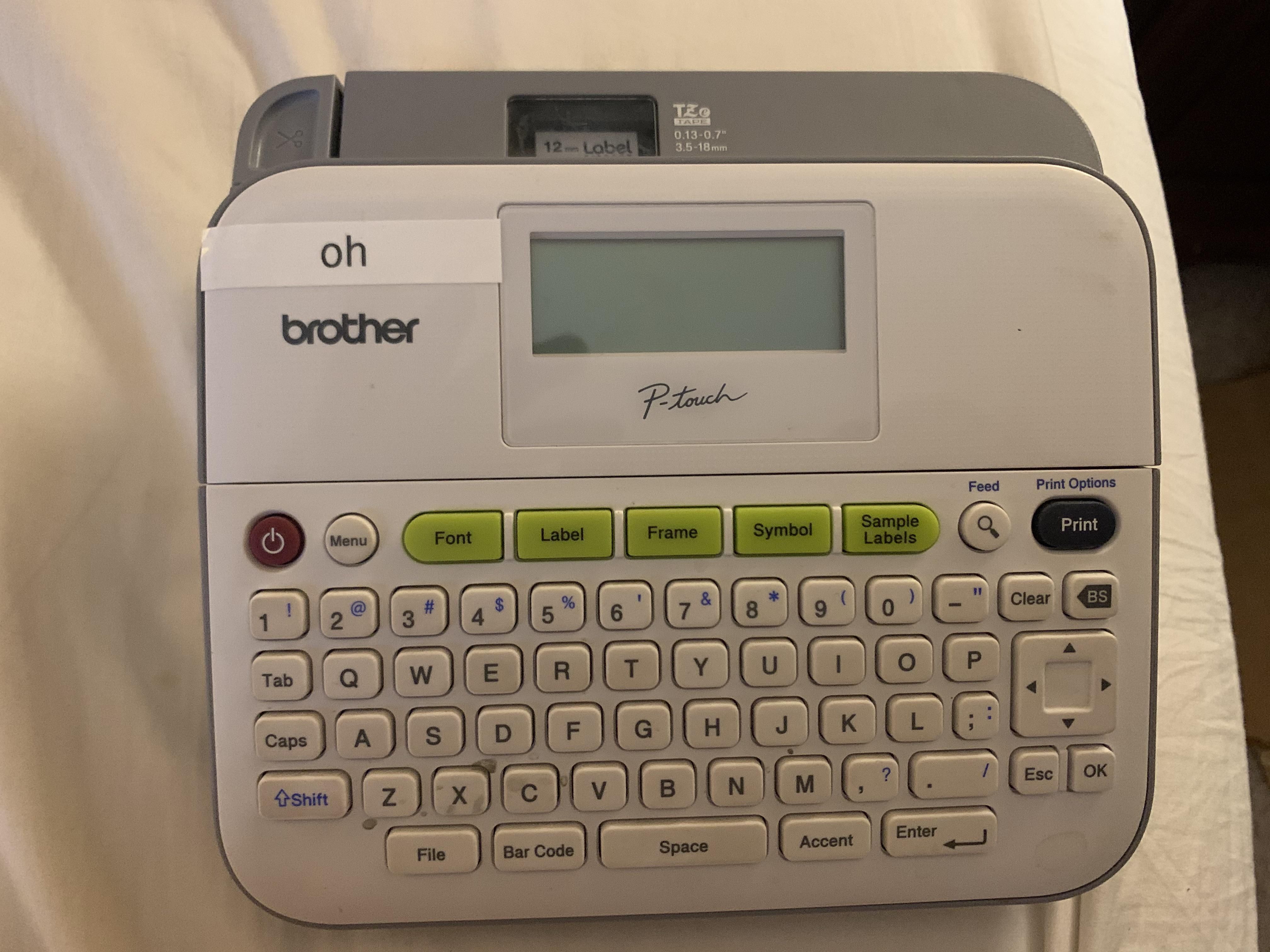 Apparently my kids got ahold of my label maker