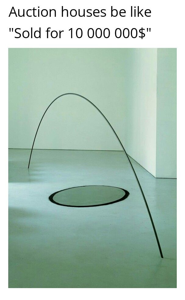 "it symbolises the artists depth of sucking at art"