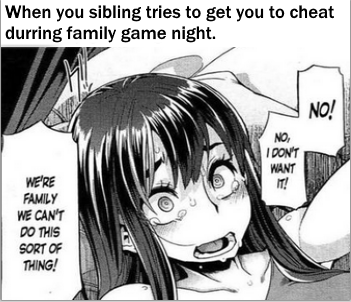 Cheating is bad, yes yes
