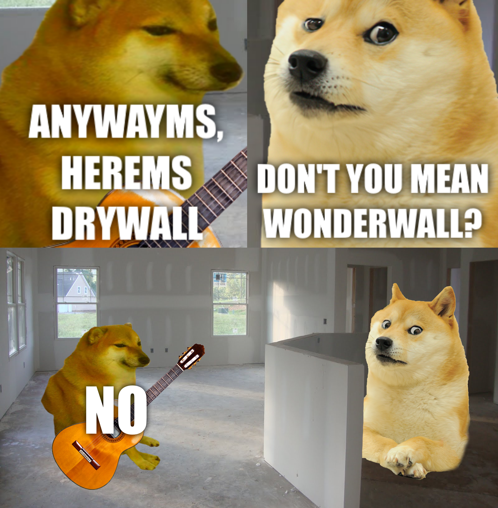 eating drywall