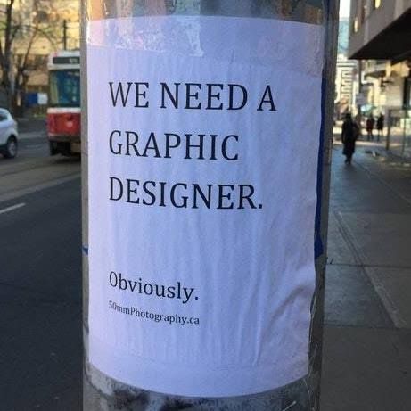 I was once a graphics designer