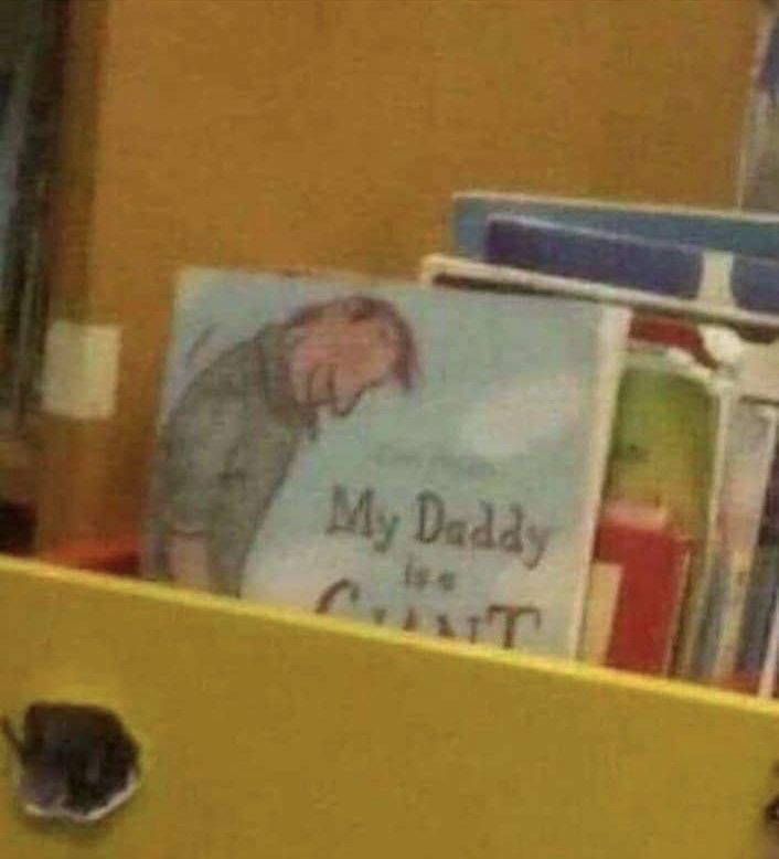 I won’t be putting ‘my daddy is a giant’ at the front of the book pile.