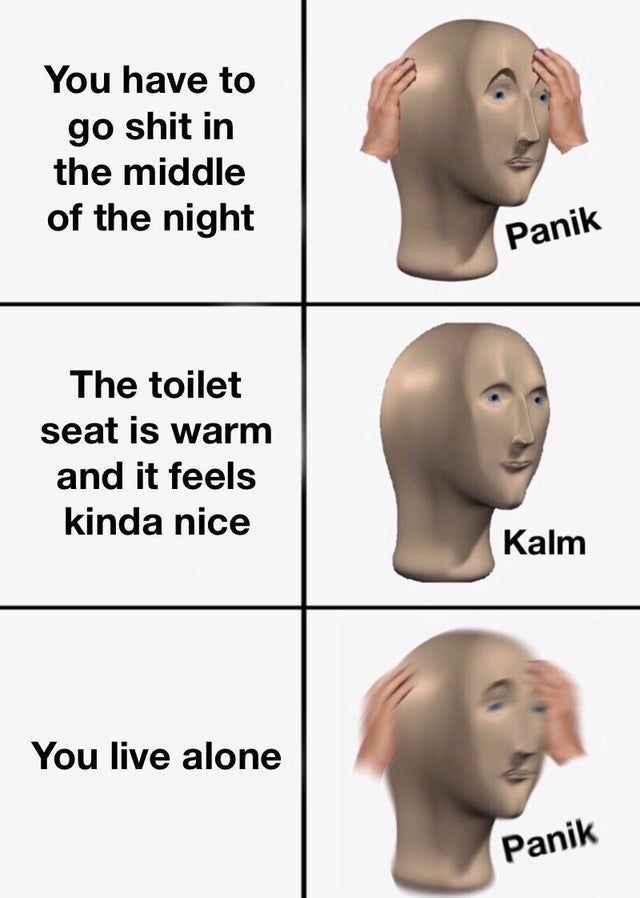 why is the first one panik