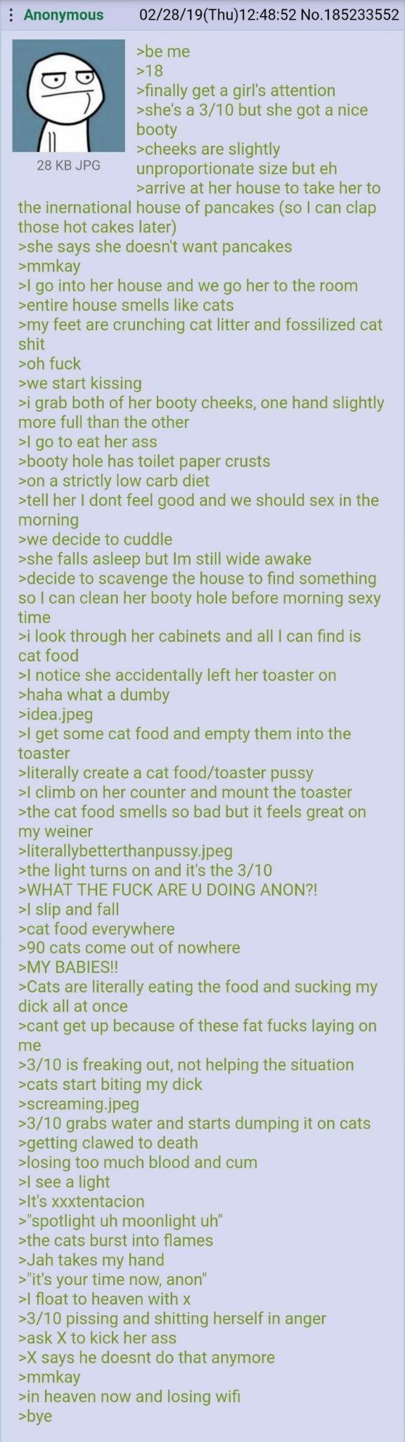 Anon has a date