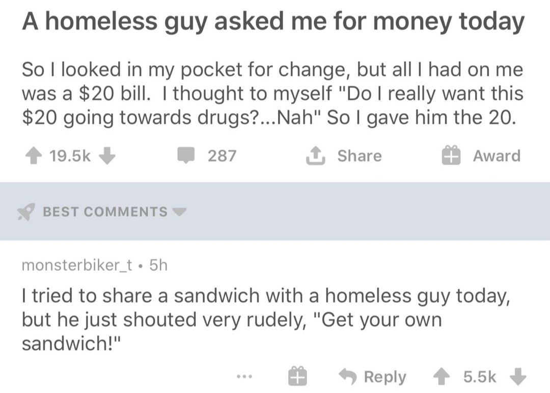 Get your own sandwich