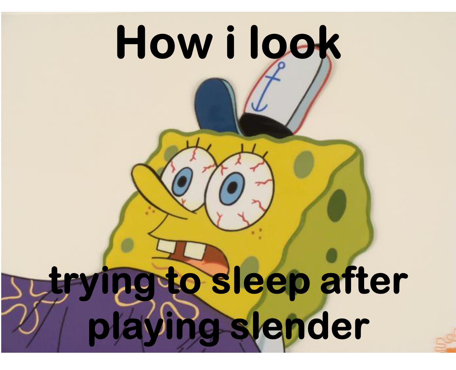 Spongebob played Slender