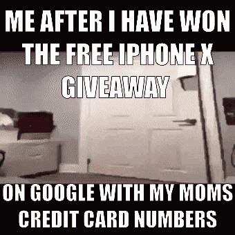 Leave your credit card in the comments and I'll give you a phone
