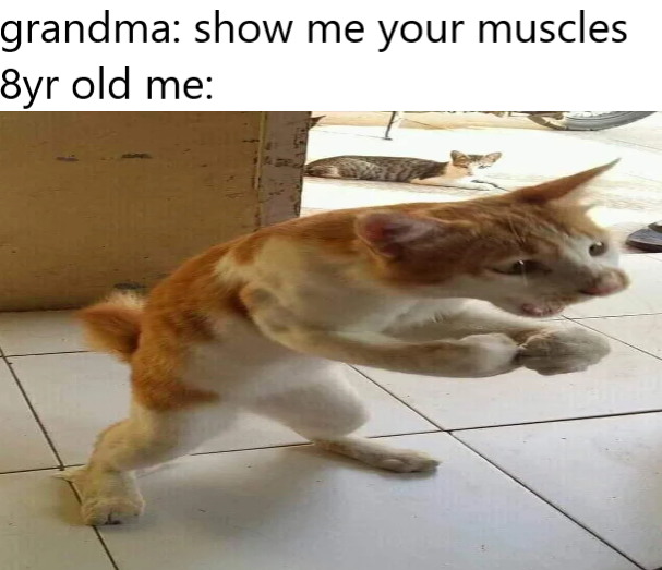 I'm a strong boy