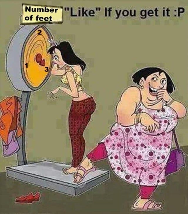 feet scale with the number 3 ????