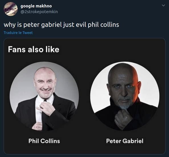 How's Phil Collins not the one that looks evil?