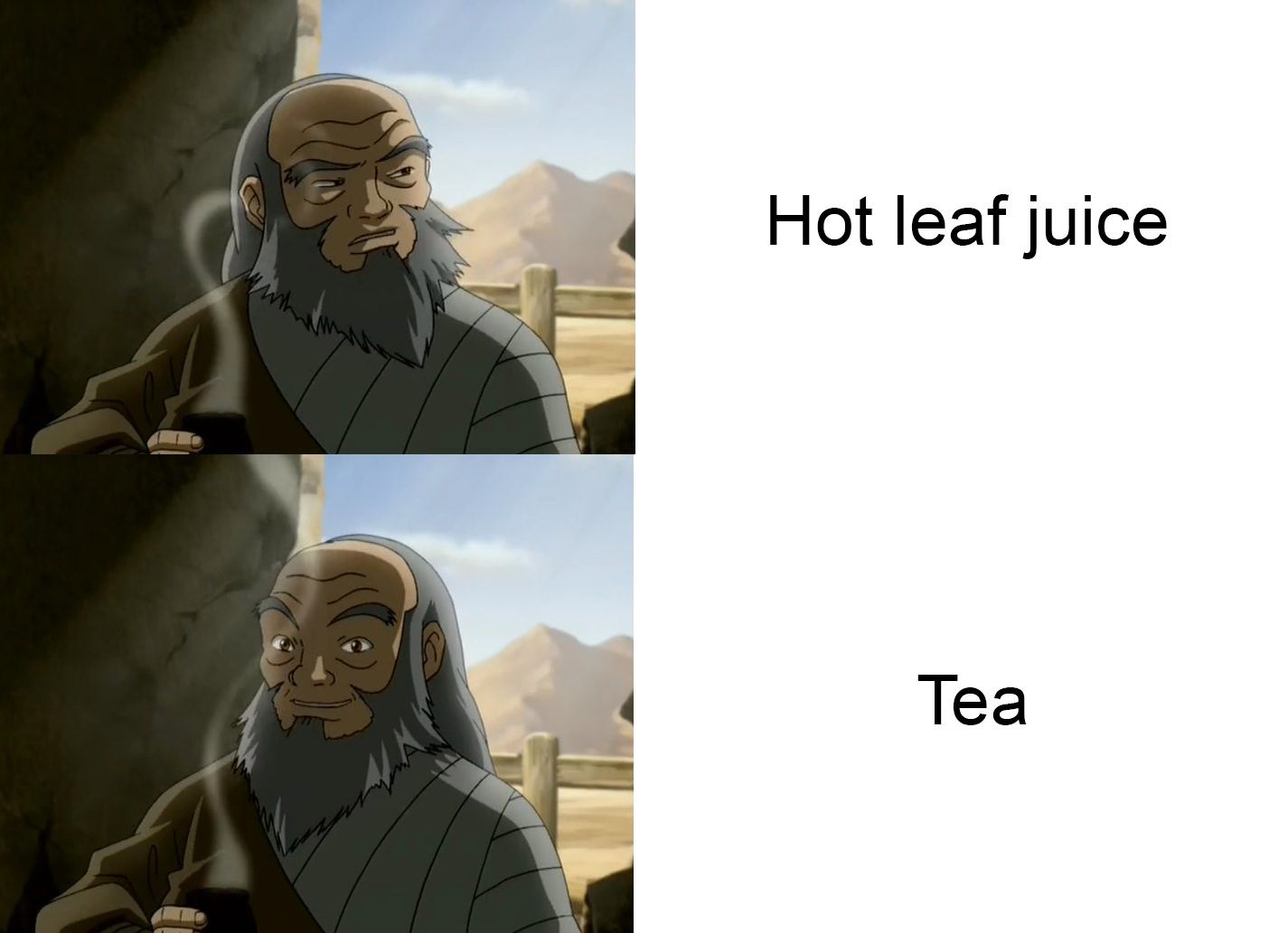 "It's tea time."