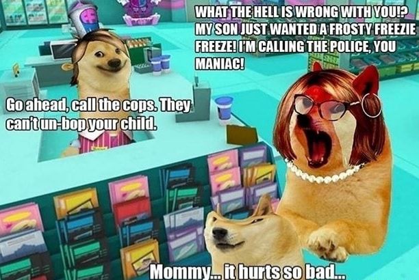 It hurts...