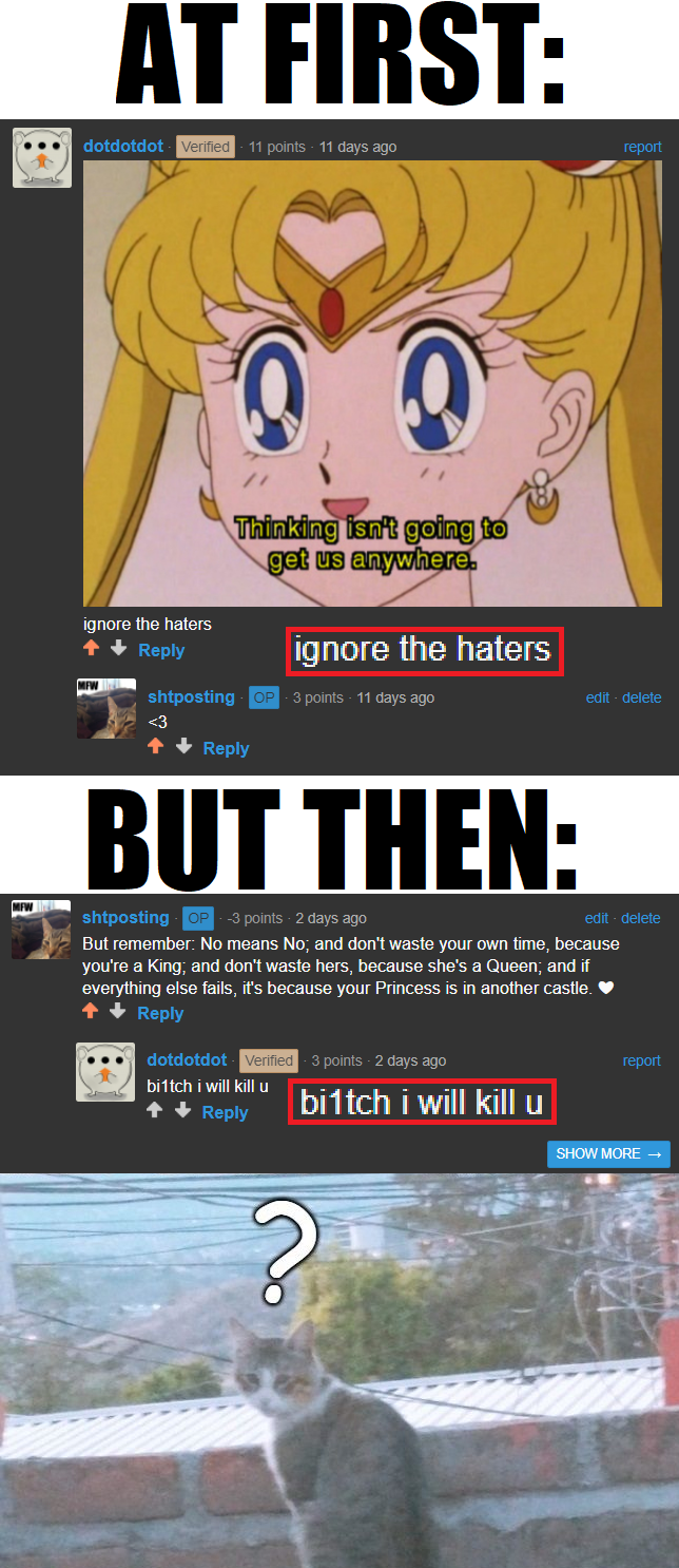 No contradiction at all, just kinda confusing, and yeah this is wanky UTTER crap so whatever