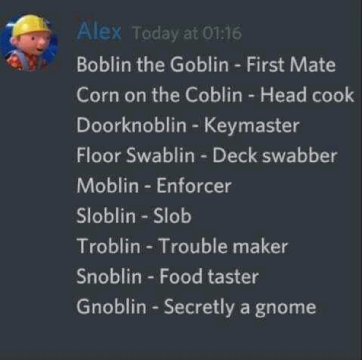 Old chum