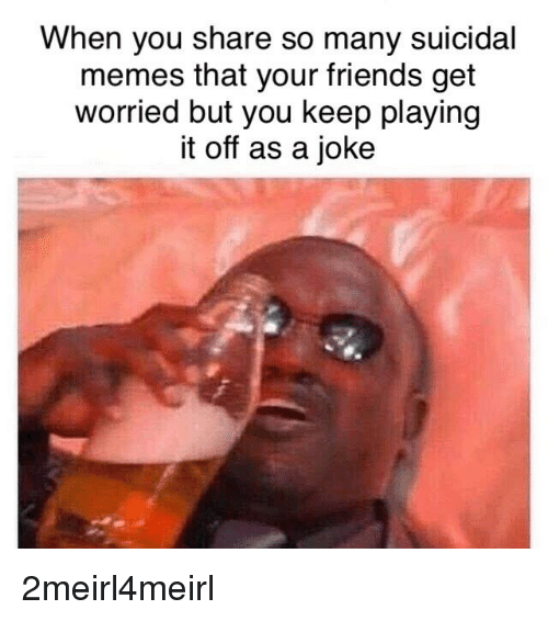 you just don't see through the layers of irony