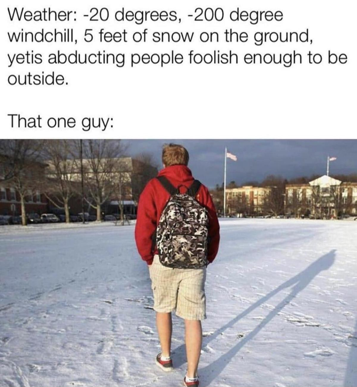 It's a dry cold tho