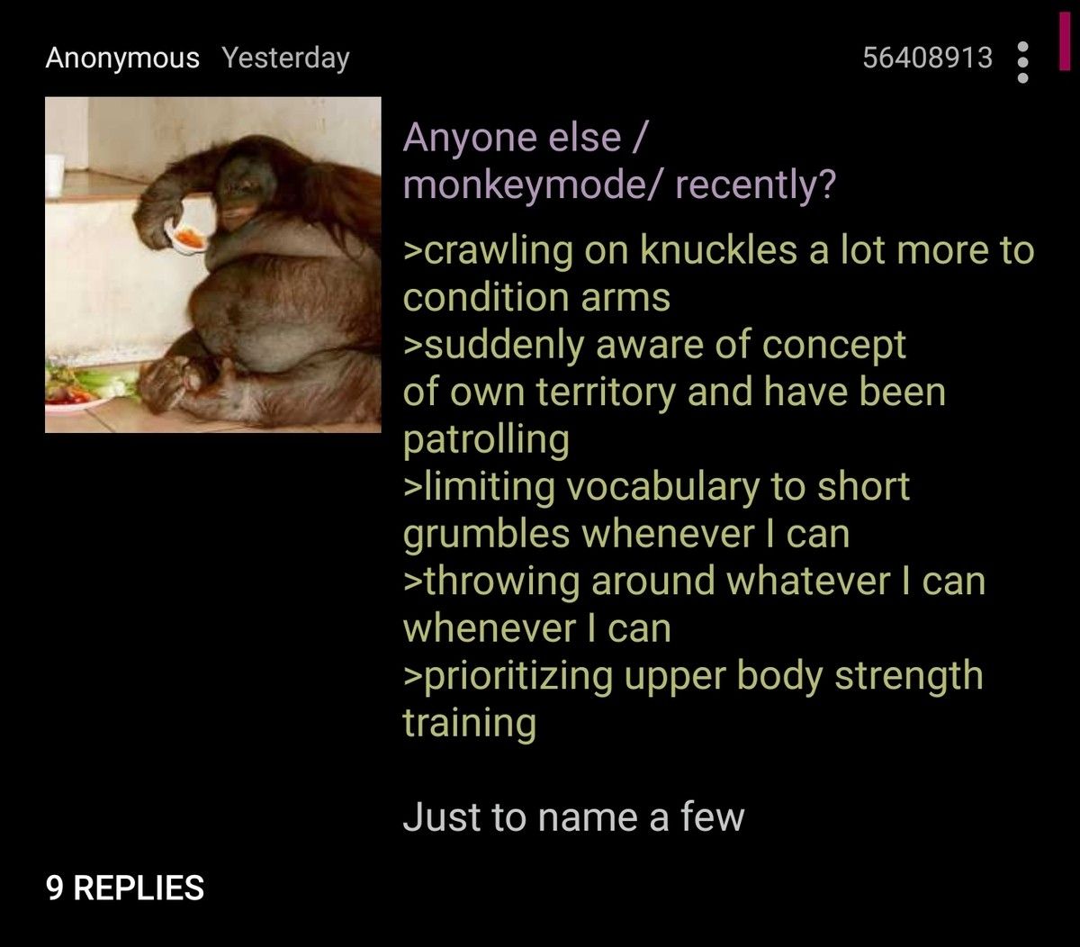 Gorillas are jacked, emulate them