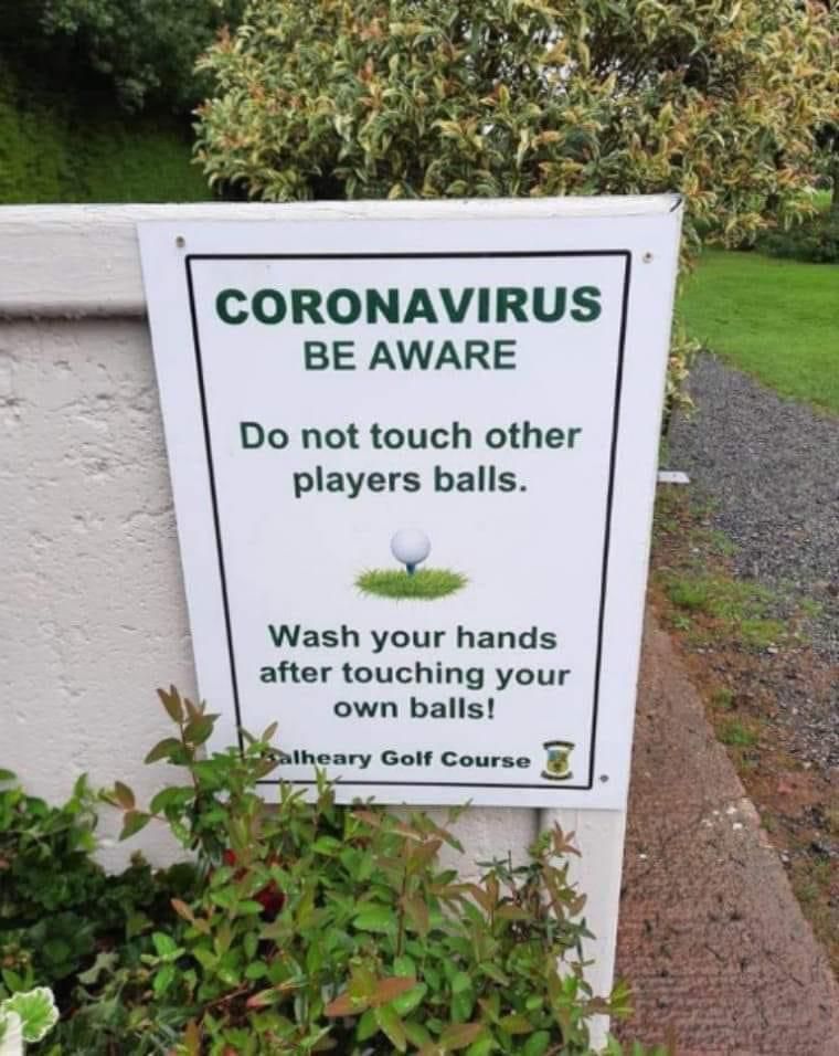 Good advice on or off the golf course.