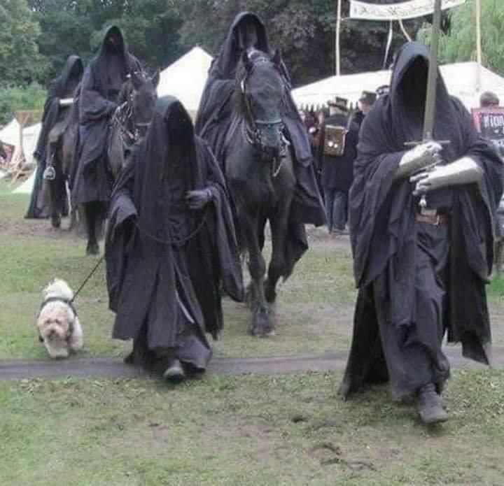 Little did they know... The dog is the leader.