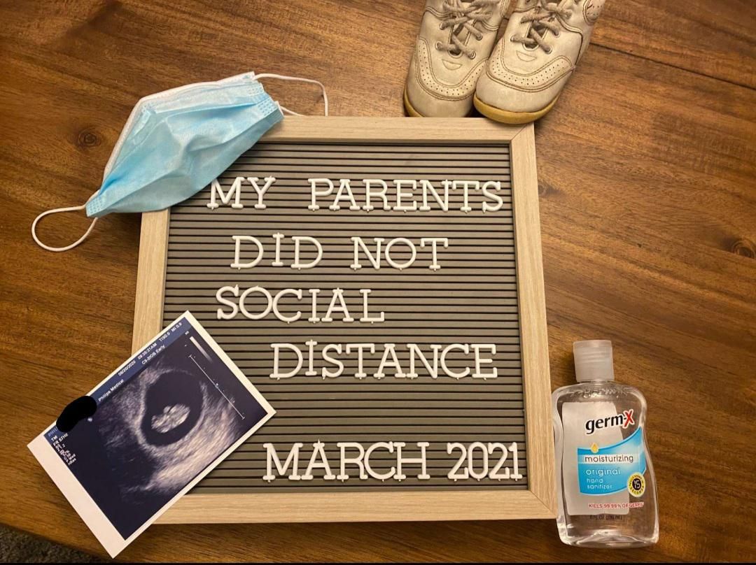How my wife announced our first pregnancy.