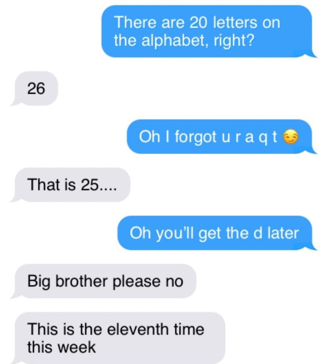 Please big brother...