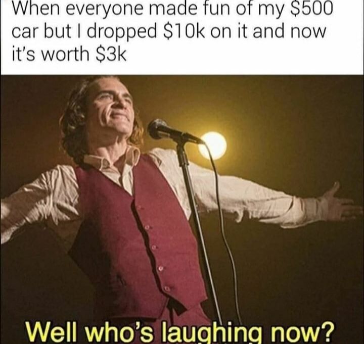I'm rich!