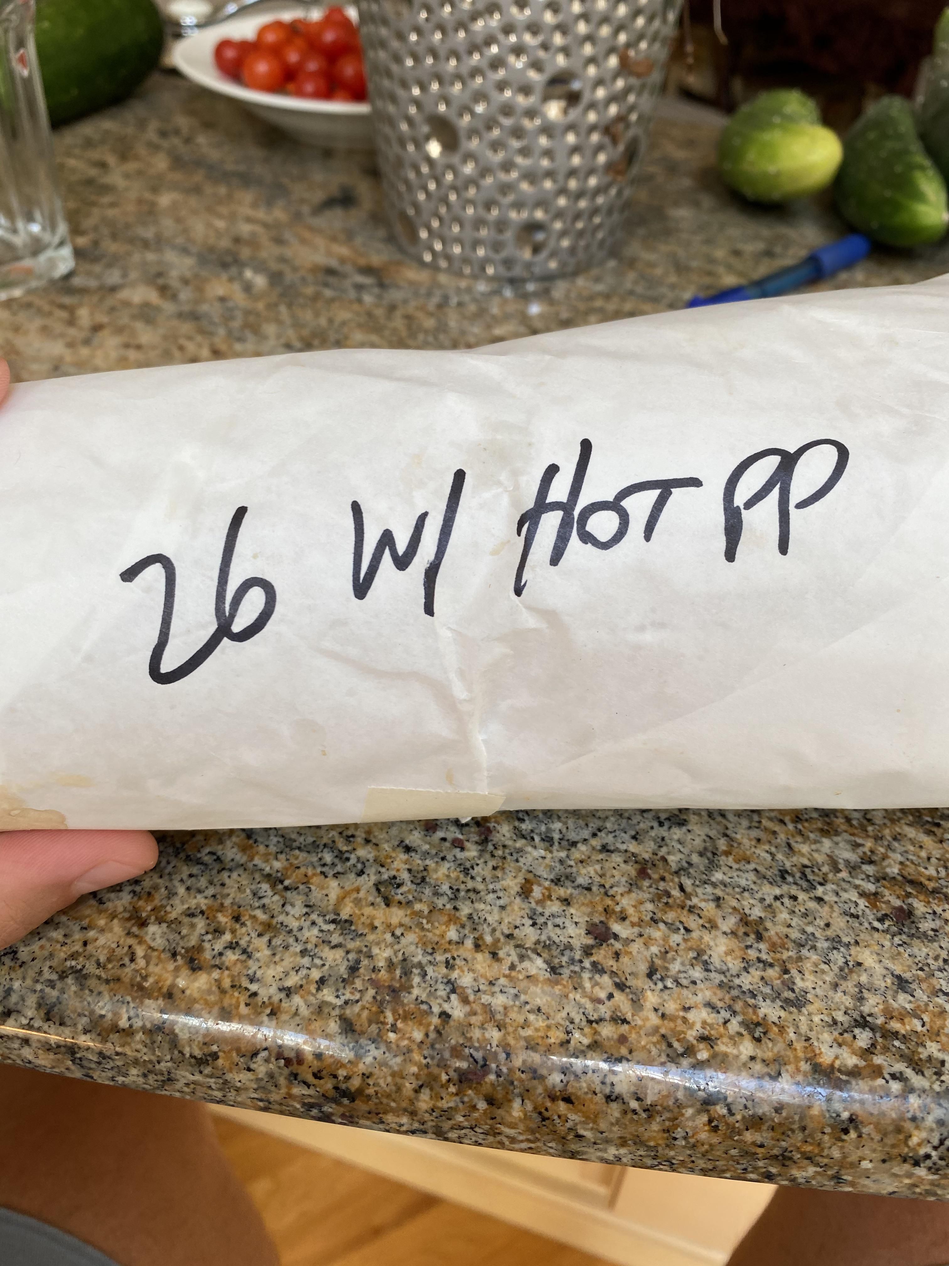 I think the sandwich lady is coming on to me
