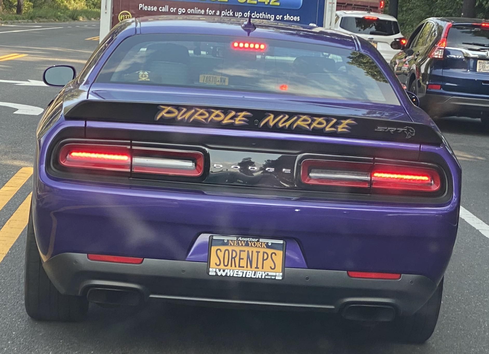 This car I was behind today.