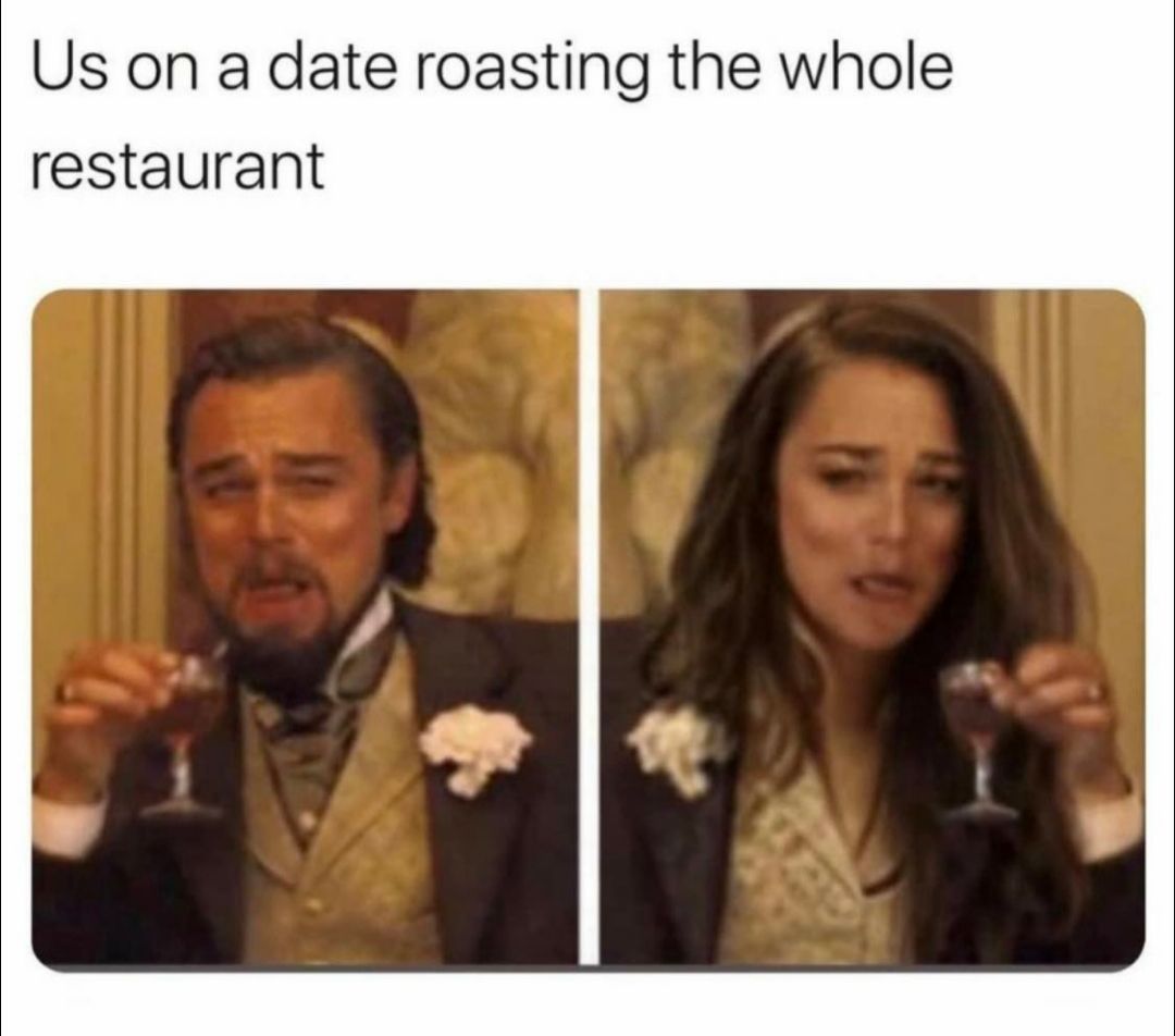 Haha bad food!