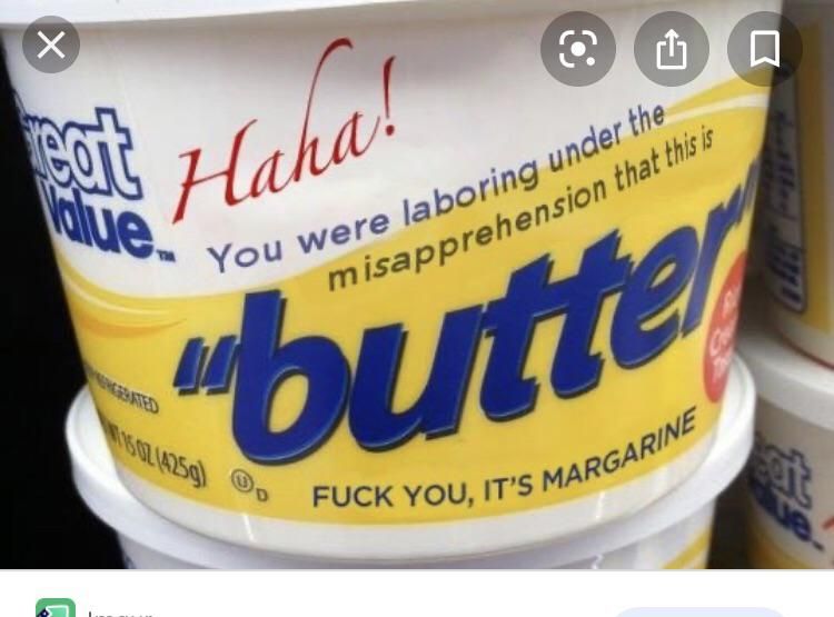 It’s not butter