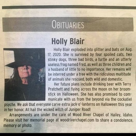 Best Obituary Ever