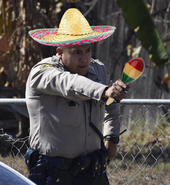 Haha, maraca goes rattle rattle