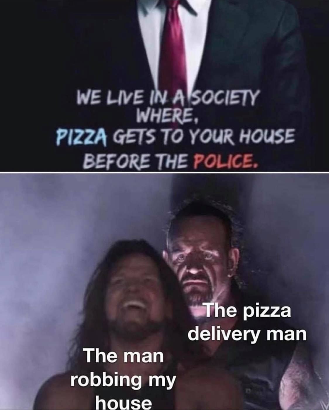 here's a joint and 20 buck tip mr pizza brehlivery man breh