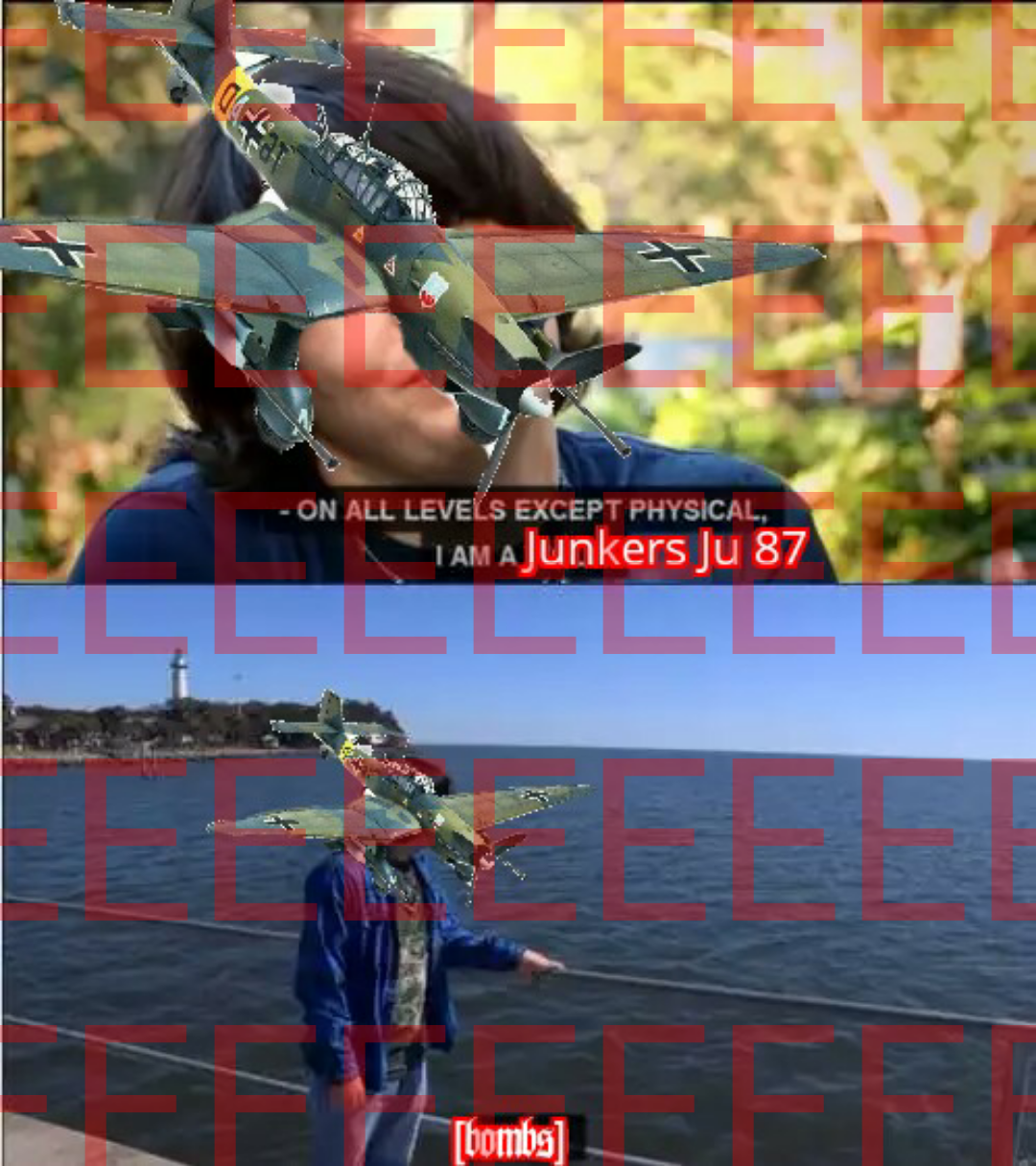 haha Sturzkampfflugzeig gehts reeeeeeee