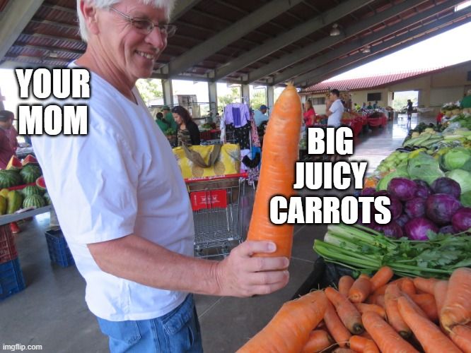 "carrots" *wink wink*