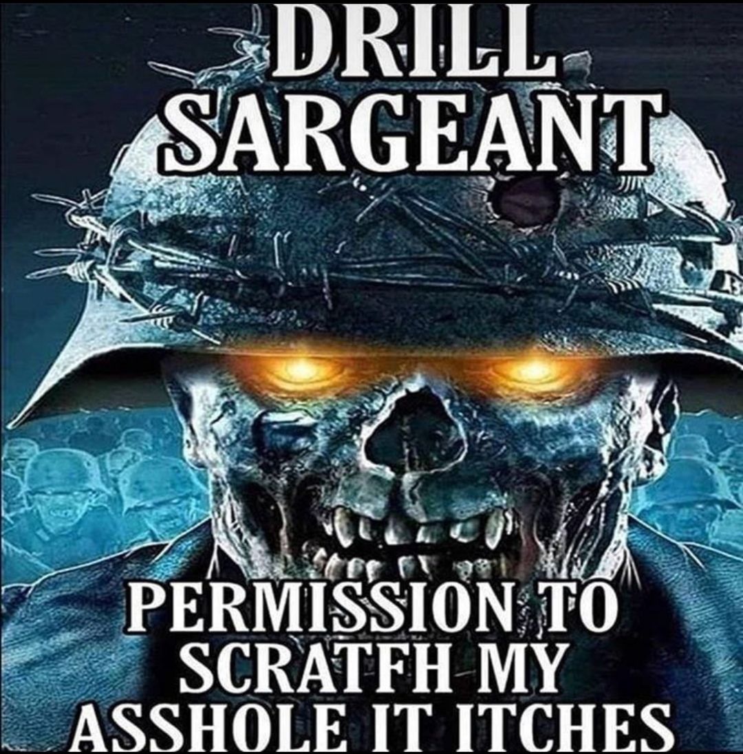 SARGEANT permission to smell my fingers?!