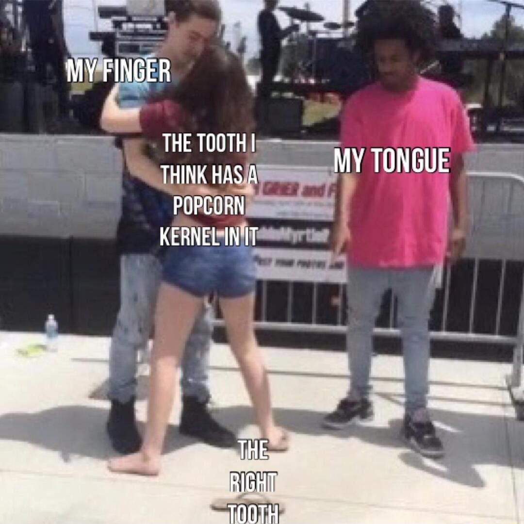 You stupid finger