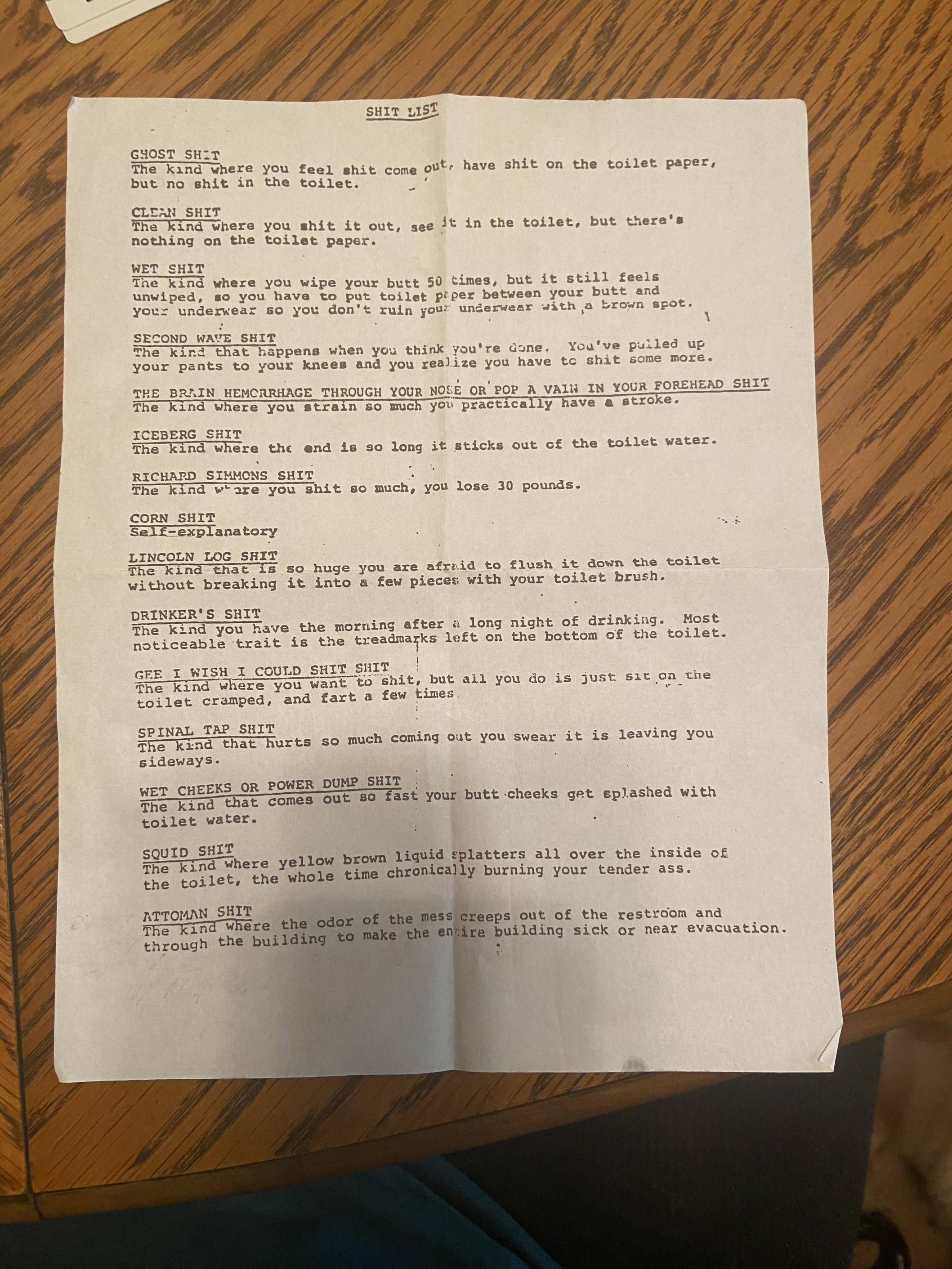 I was going through my grandpa’s things after he passed and found this... I thought I would share the laughs!