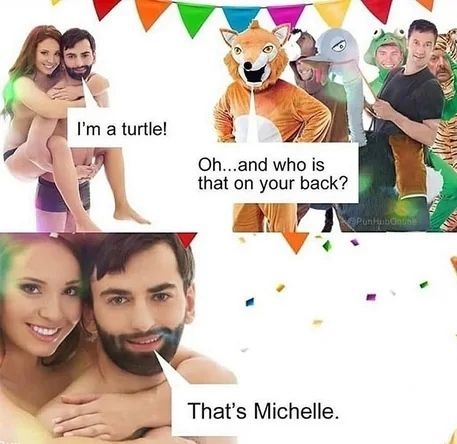 At least he's not wearing a fursuit