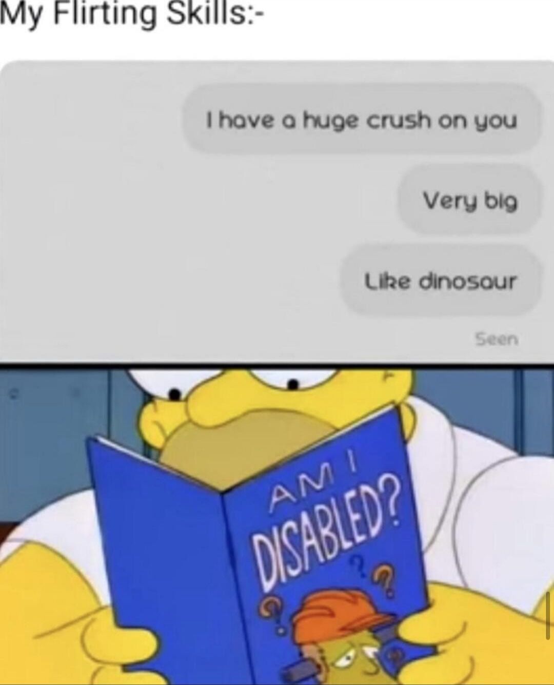 Like a huge dinosaur