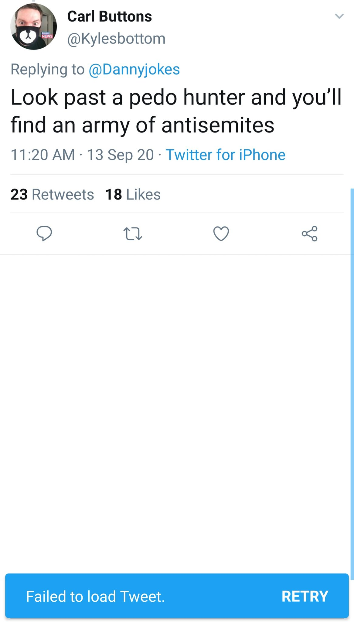 haha don't delete your tweets wait