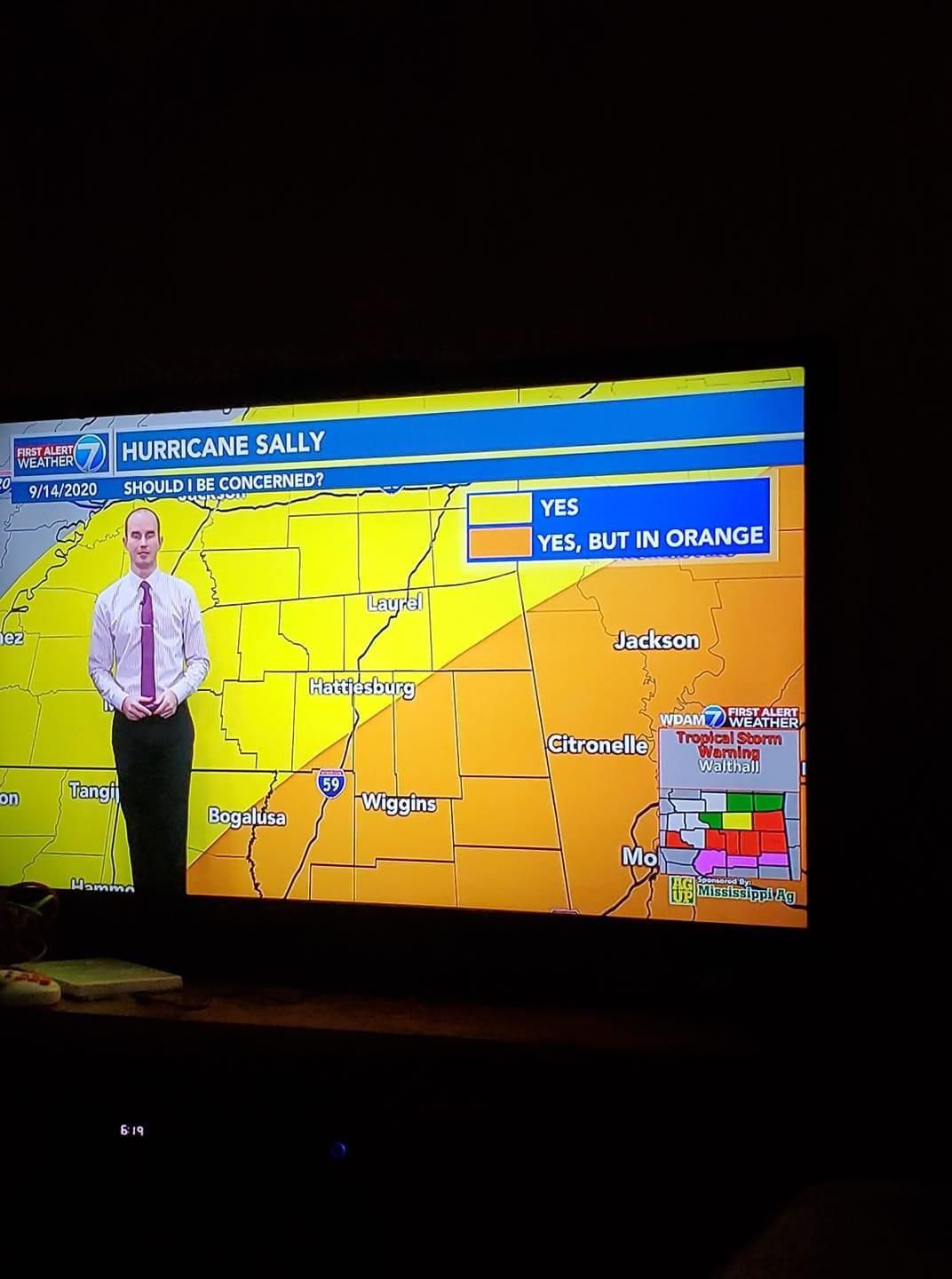 Our weather guy is so done with the stupid questions.