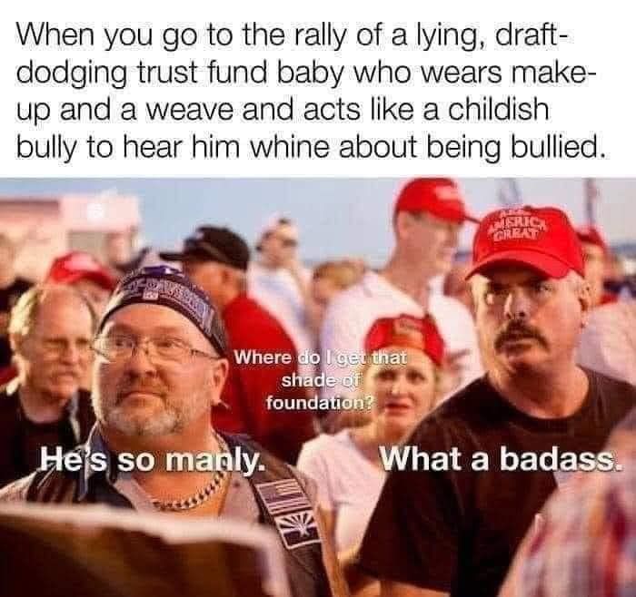 OMG BRHE HE GRAB WOMEN BY DE PUSSY WHAT A MACHO MAN B