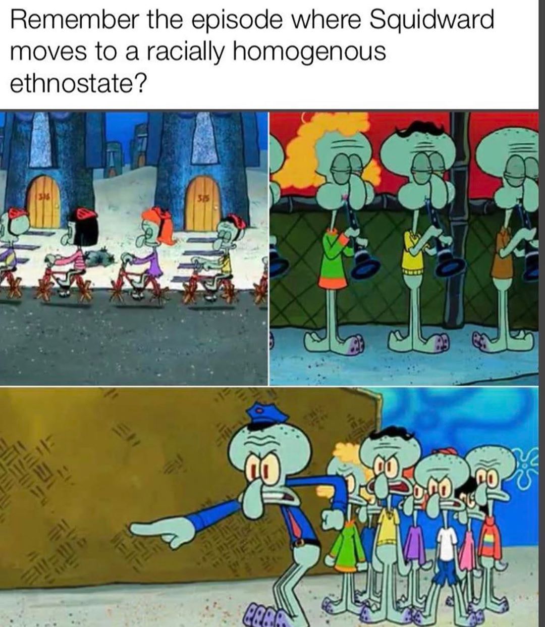 The squidward ethnostate will last 10000 years