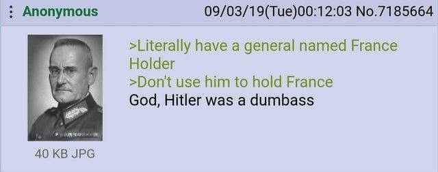 Franz, hold my France