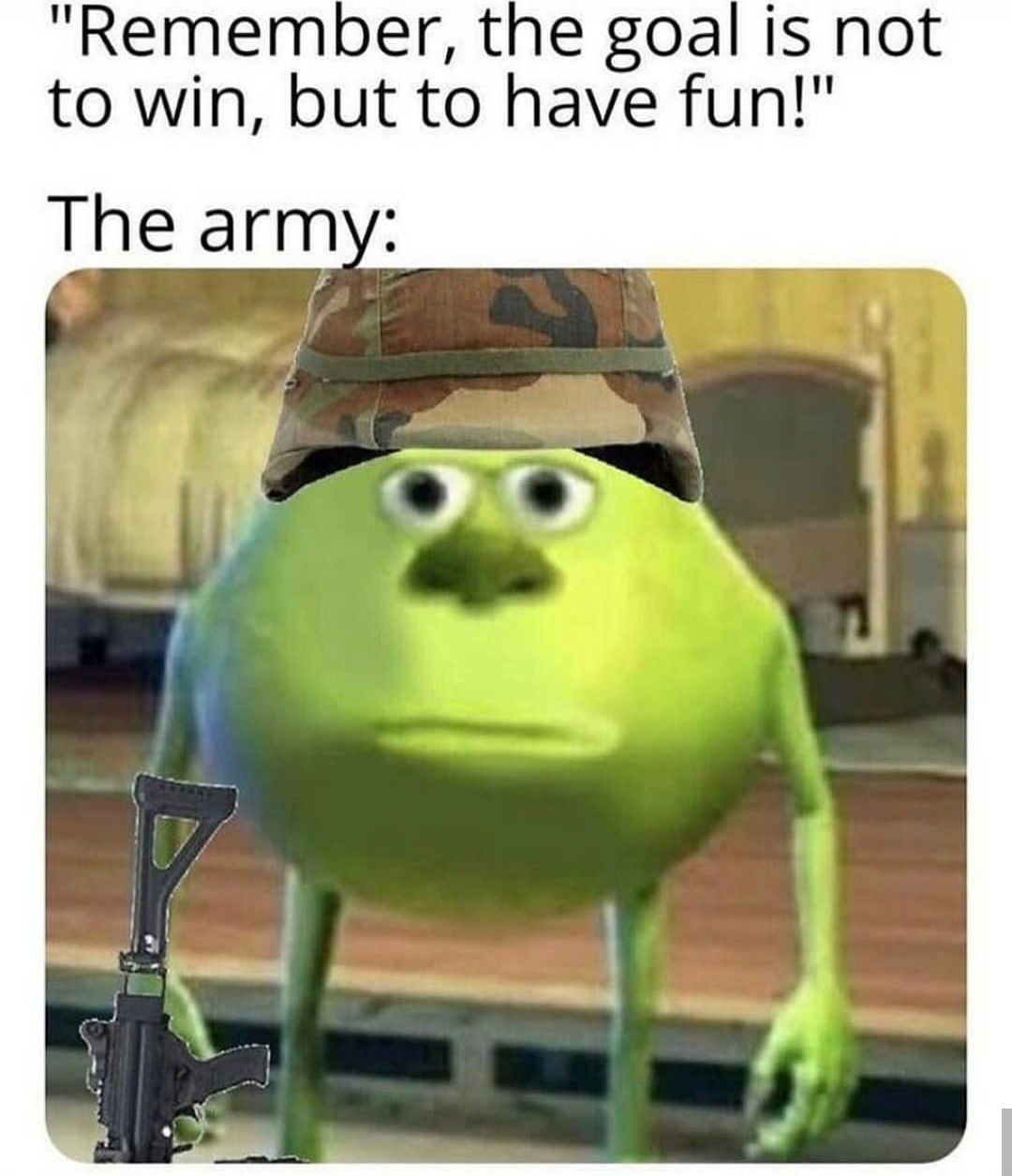 If the goal is not to win, they why put in effort?