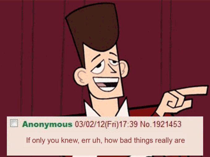 its bad right now