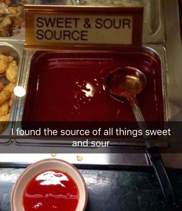 Found the source o the sauce
