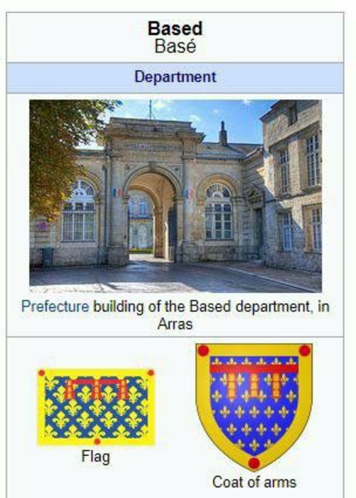 Based in Arras